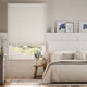 Colorized Electric DuoShade Cordless Ivory Thermal Blind 9032