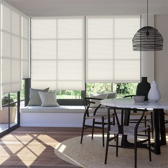 Colorized Electric DuoLight Cordless Cotton Thermal Blind 9046