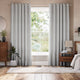 Colorized Petra Stripe Soft Grey Curtains 9070