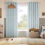 Colorized Mickey Spots Sky Blue Curtains 9112