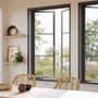 ColorizedZoom Enzo Noir Fly Screen Roller Blind 9136