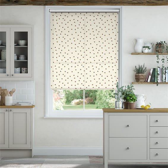 Colorized Twist2Go Bumblebees Yellow Roller Blind 9158