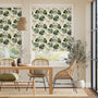Colorized Monkey Business Linen Roller Blind 9203