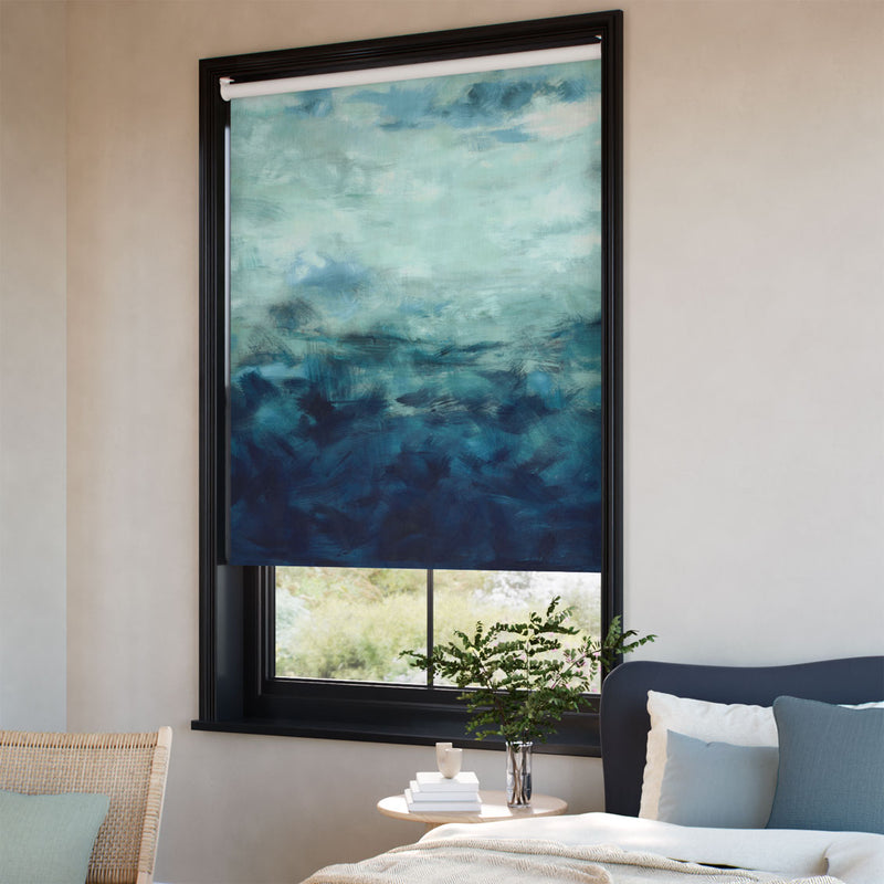 ColorizedZoom Nairobi Azure Roller Blind 9205