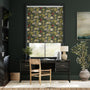 Colorized Passiflora Velvet Slate Roller Blind 9207