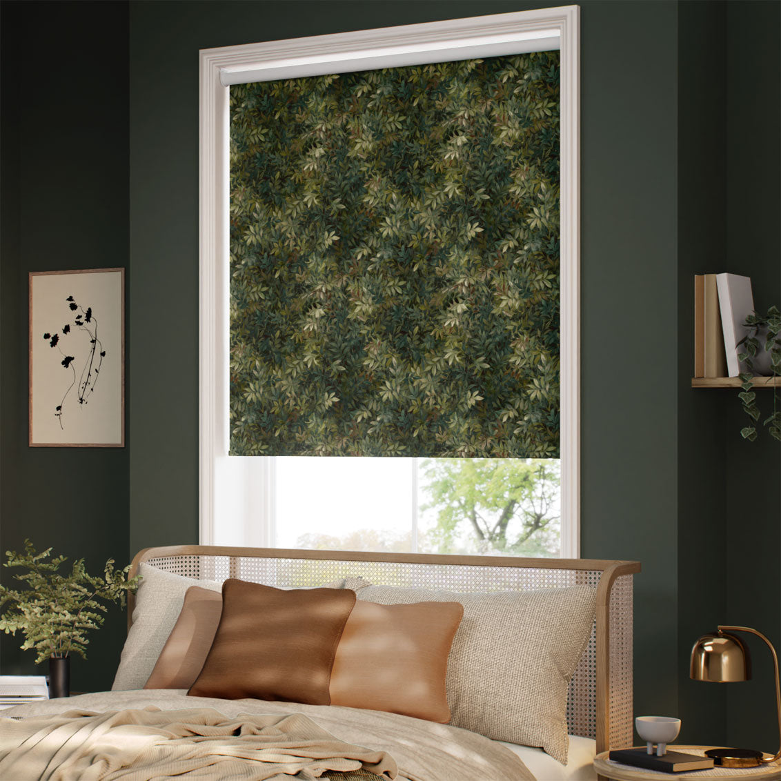 ColorizedZoom Twist2Go Congo Velvet Amber Roller Blind 9225