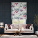 Colorized Twist2Go Fiore Soft Blue Magenta Roller Blind 9271