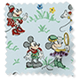 ColorizedSwatch Mickey & Minnie Blackout Blue Roller Blind sample image 9290