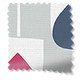 ColorizedSwatch Sula Stem Berry Crush Roman Blind sample image 9325