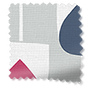 ColorizedSwatch Sula Stem Berry Crush Roman Blind sample image 9325