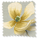ColorizedSwatch Electric Magnolia Trail Faux Silk Gold Roman Blind sample image 9336