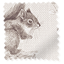 ColorizedSwatch Country Fauna Ivory Roman Blind sample image 9338