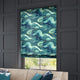 ColorizedZoom Marbled Velvet Jade Roman Blind 9343