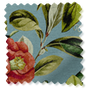 ColorizedSwatch Passiflora Velvet Teal Blue Roman Blind sample image 9374