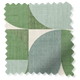 ColorizedSwatch Reno Teal Green Roman Blind sample image 9379