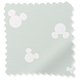 ColorizedSwatch Mickey Spots Sea Salt Roman Blind sample image 9390