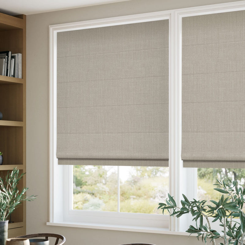 ColorizedZoom Electric Averley Parchment Roman Blind 9413
