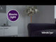 Twist2Go Cadiz Blackout White Roller Blind