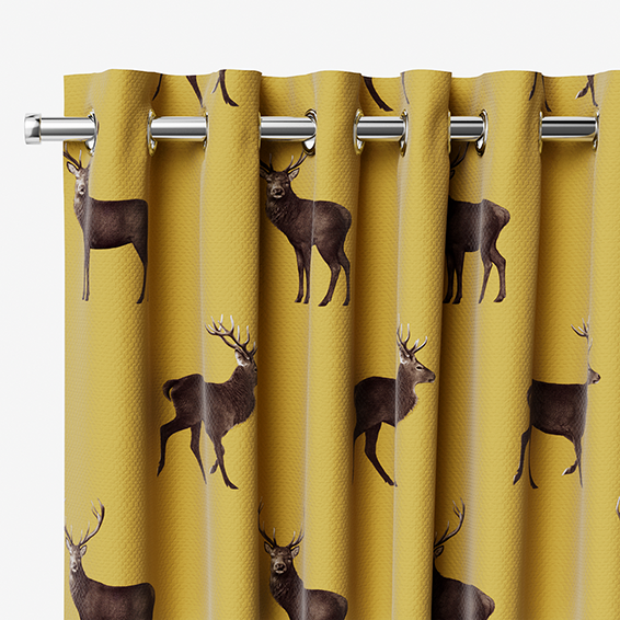 Deer Ochre Curtains